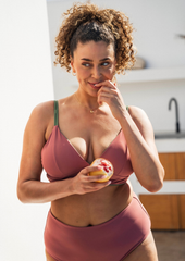 Flow top - blush & sage