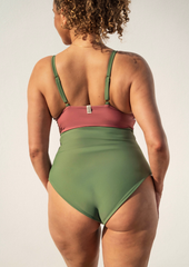 Flow top - blush & sage