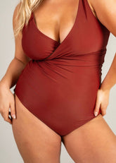 Extra high bottom more coverage - deep red & forest