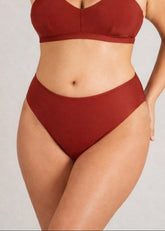 Mid high bottom - deep red & forest