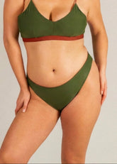 Classic bottom - deep red & forest