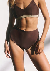 High bottom - perfect beige & coffee brown