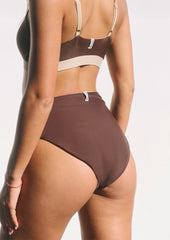 Mid high bottom - perfect beige & brown