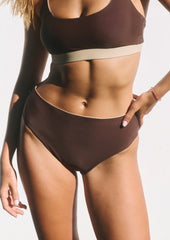 Mid high bottom - perfect beige & brown