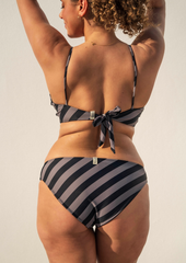 Love top - bold stripes & black