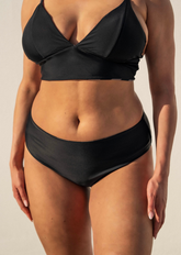 Mid high bottom - bold stripes & black