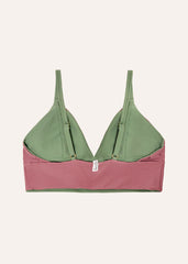 Flow top - blush & sage