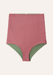 Extra high bottom more coverage - blush & sage