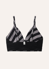 Flow top - bold stripes & black