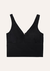 Extra long top - bold stripes & black