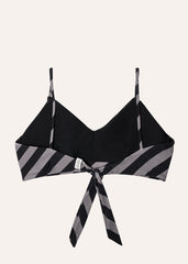 Love top - bold stripes & black