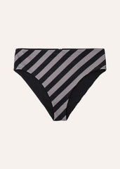 Mid high bottom - bold stripes & black