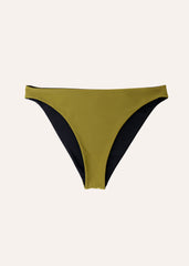 Cheeky bottom - deep black & olive green