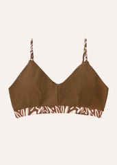 Love top - floral & coffee