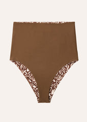 Extra high bottom - floral & coffee