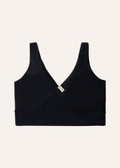 Balance top v2 - deep black & olive green