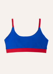 Ease top - royal blue & ruby red