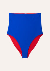 Extra high bottom - royal blue & ruby red