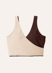 Balance top - perfect beige & brown
