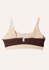 Ease top - perfect beige & coffee brown