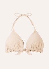 Joy top - perfect beige & coffee brown