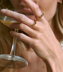 Ring 14k - the good diamond