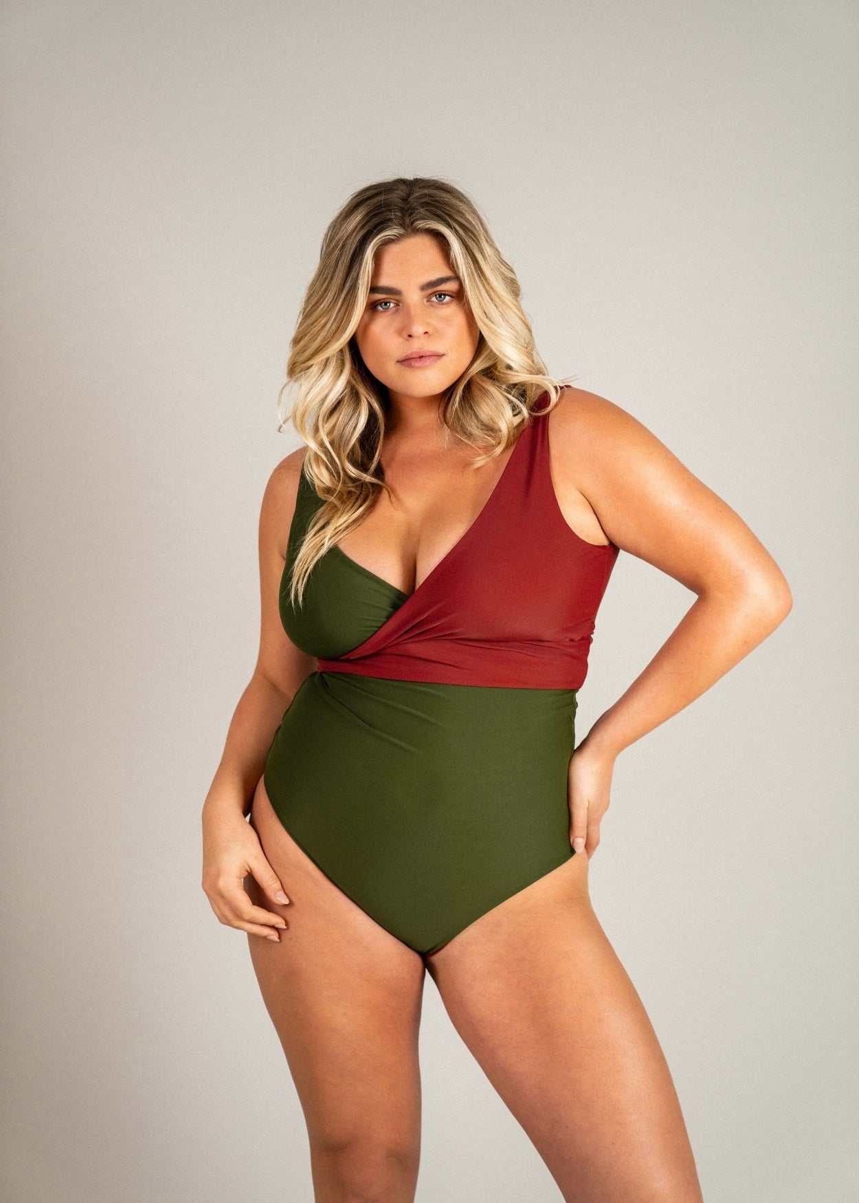 Extra high bottom - deep red & forest