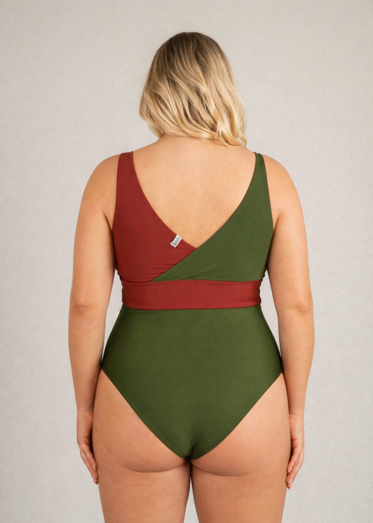 Extra high bottom - deep red & forest