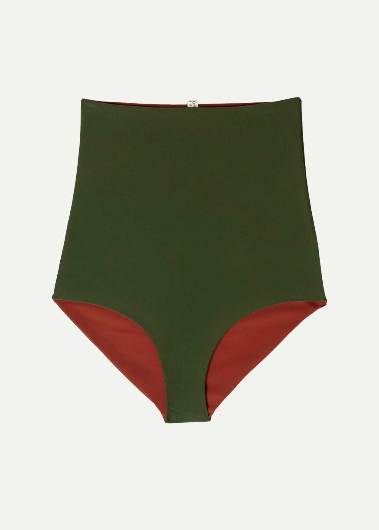 Extra high bottom more coverage - deep red & forest