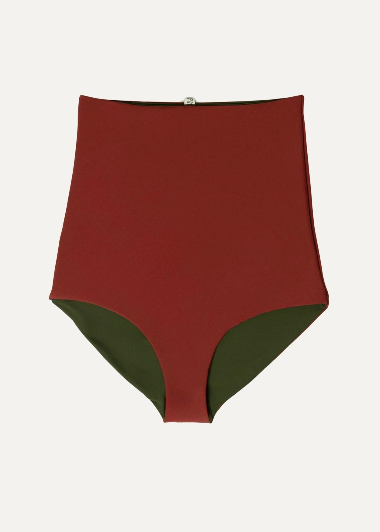 Extra high bottom more coverage - deep red & forest