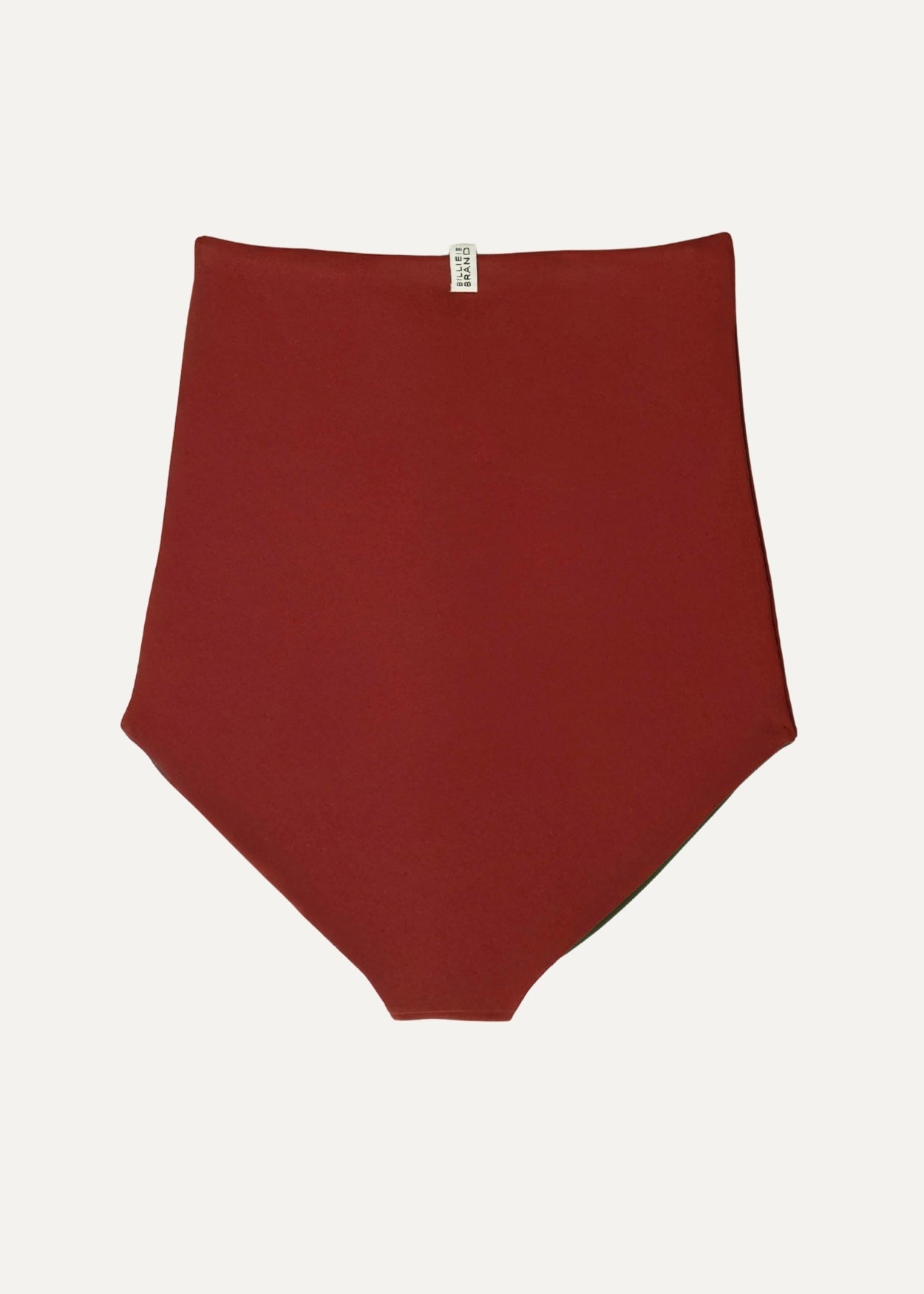 Extra high bottom more coverage - deep red & forest