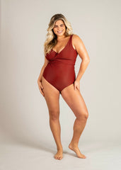 Extra high bottom more coverage - deep red & forest