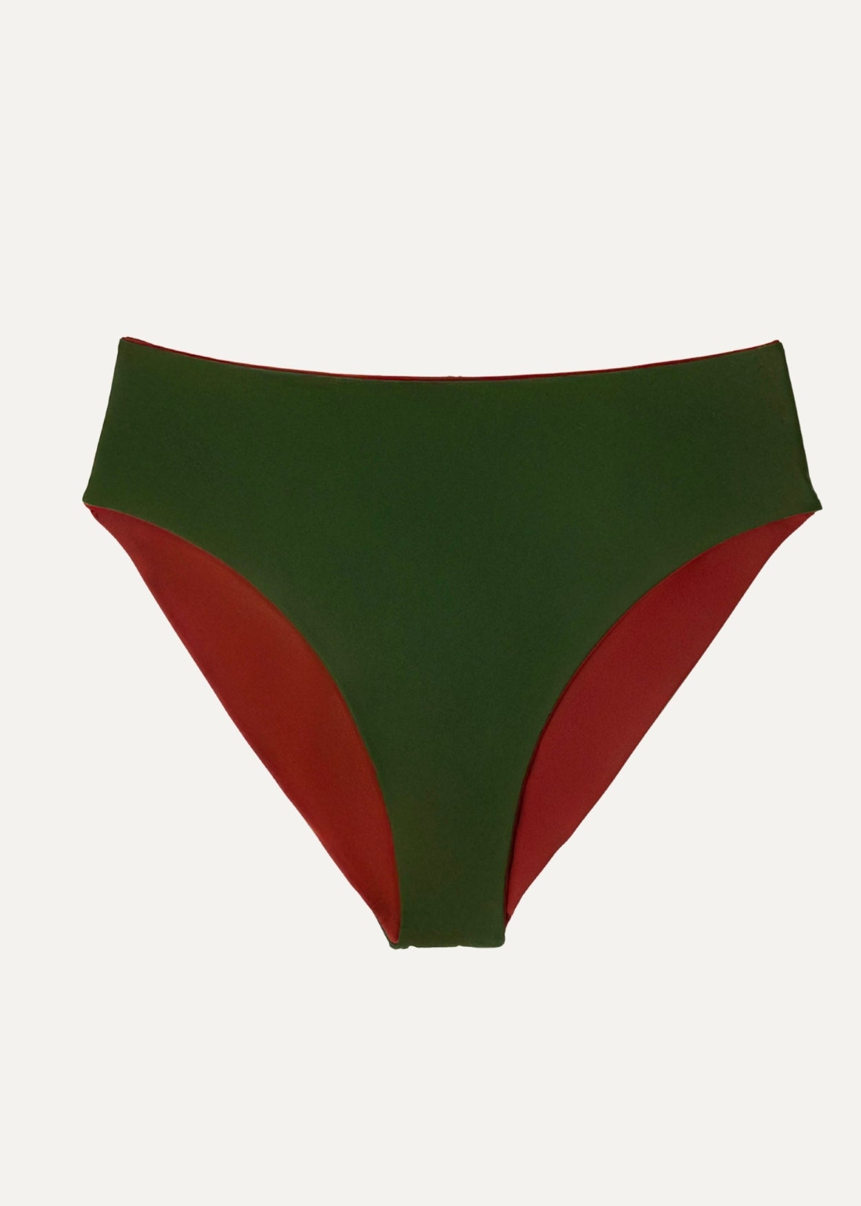 Mid high bottom - deep red &amp; forest
