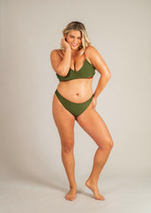 Classic bottom - deep red &amp; forest