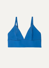 Flow top - desert kaki & blue