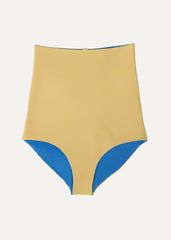 Extra high bottom more coverage - desert khaki &amp; blue