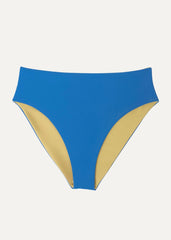 Mid high bottom - desert kaki & blue