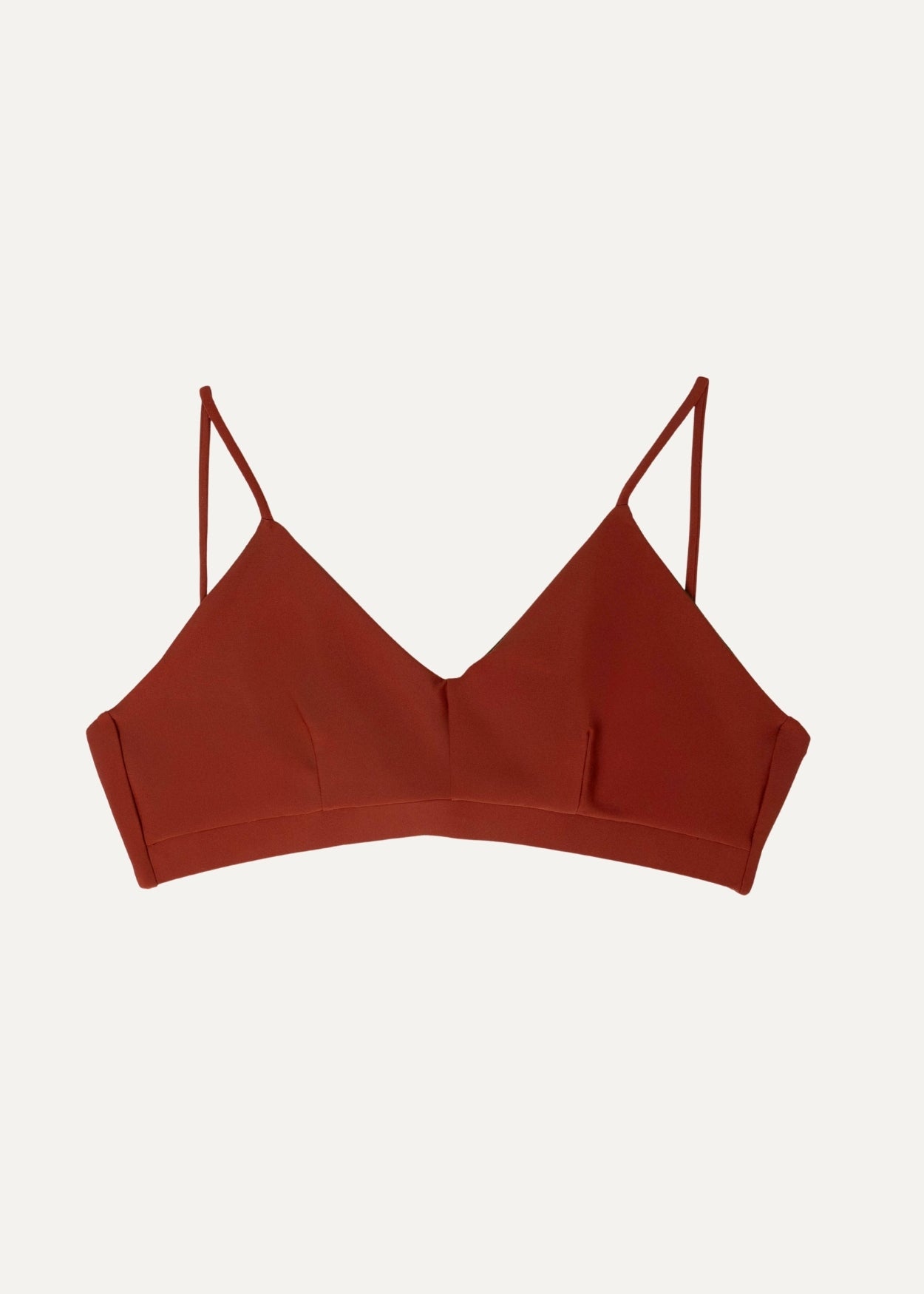 Love top - deep red & forest