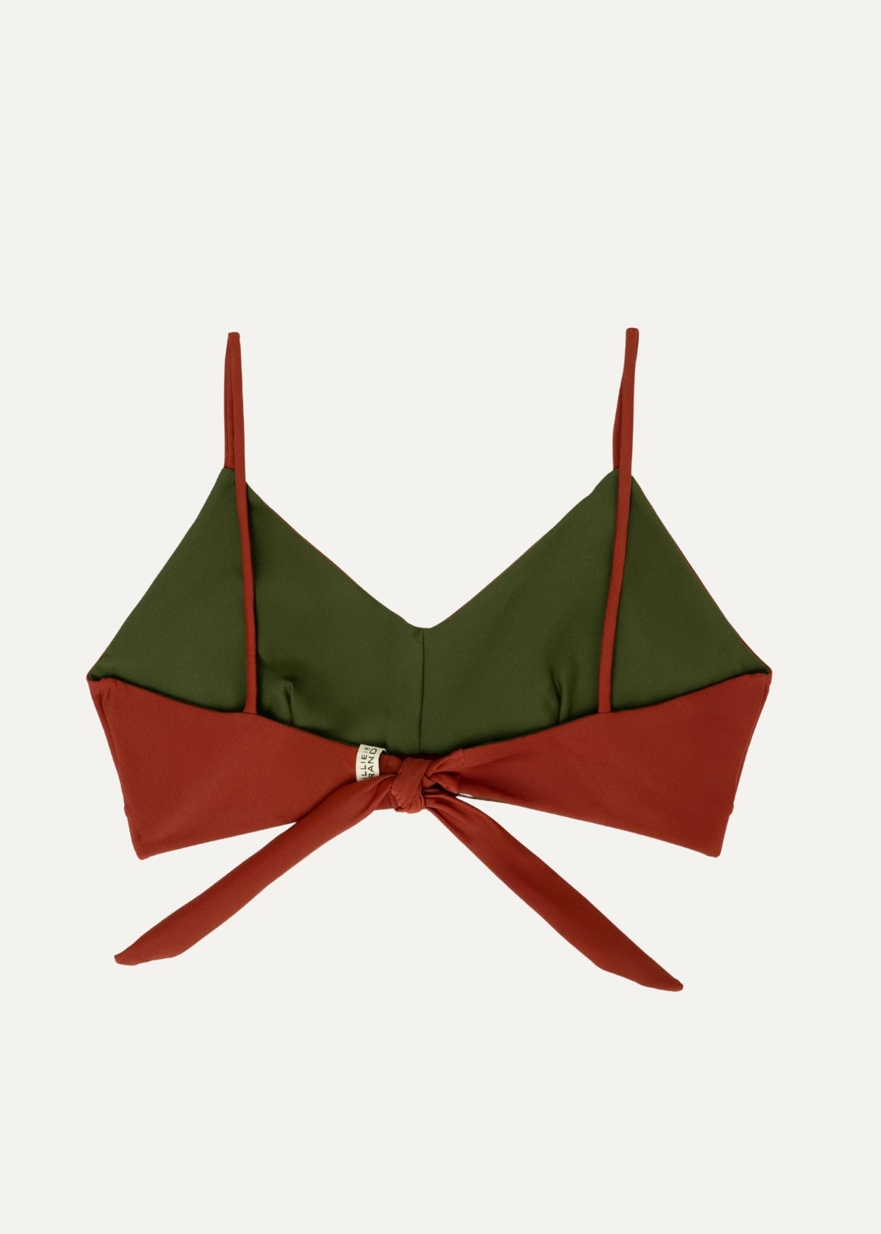 Love top - deep red & forest