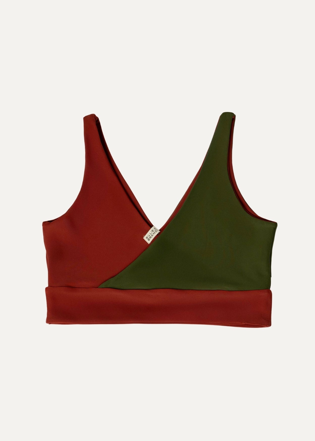 Balance top - deep red & forest