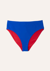 Mid high bottom - royal blue & ruby ​​red