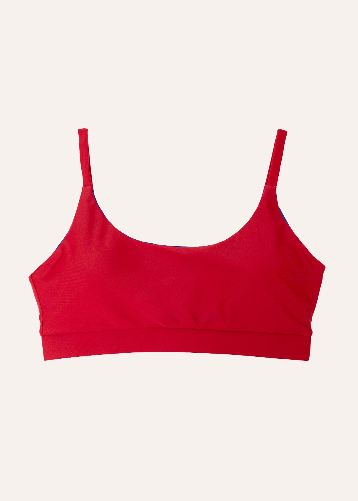 Ease top - royal blue & ruby red