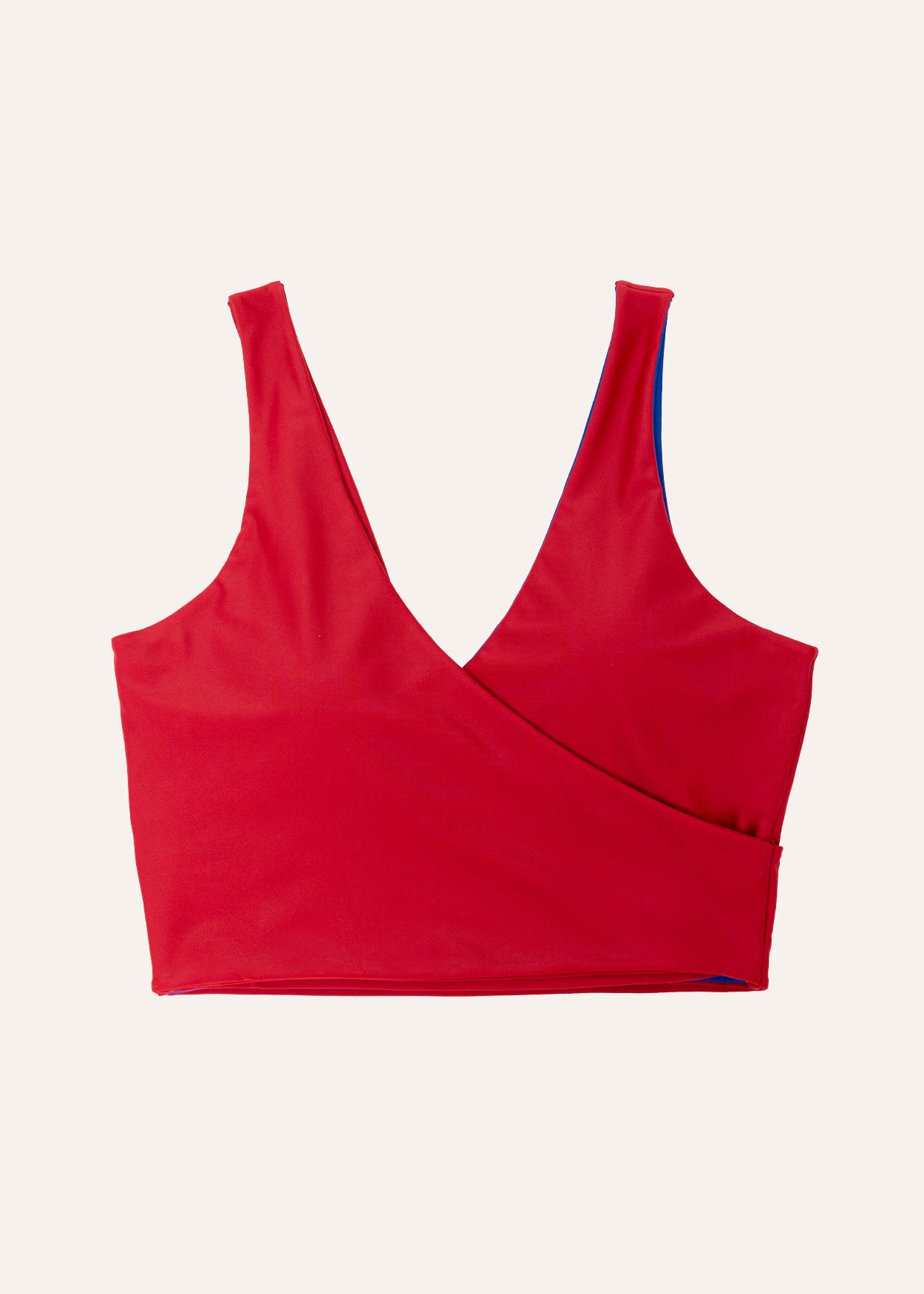 Balance top - royal blue & ruby red