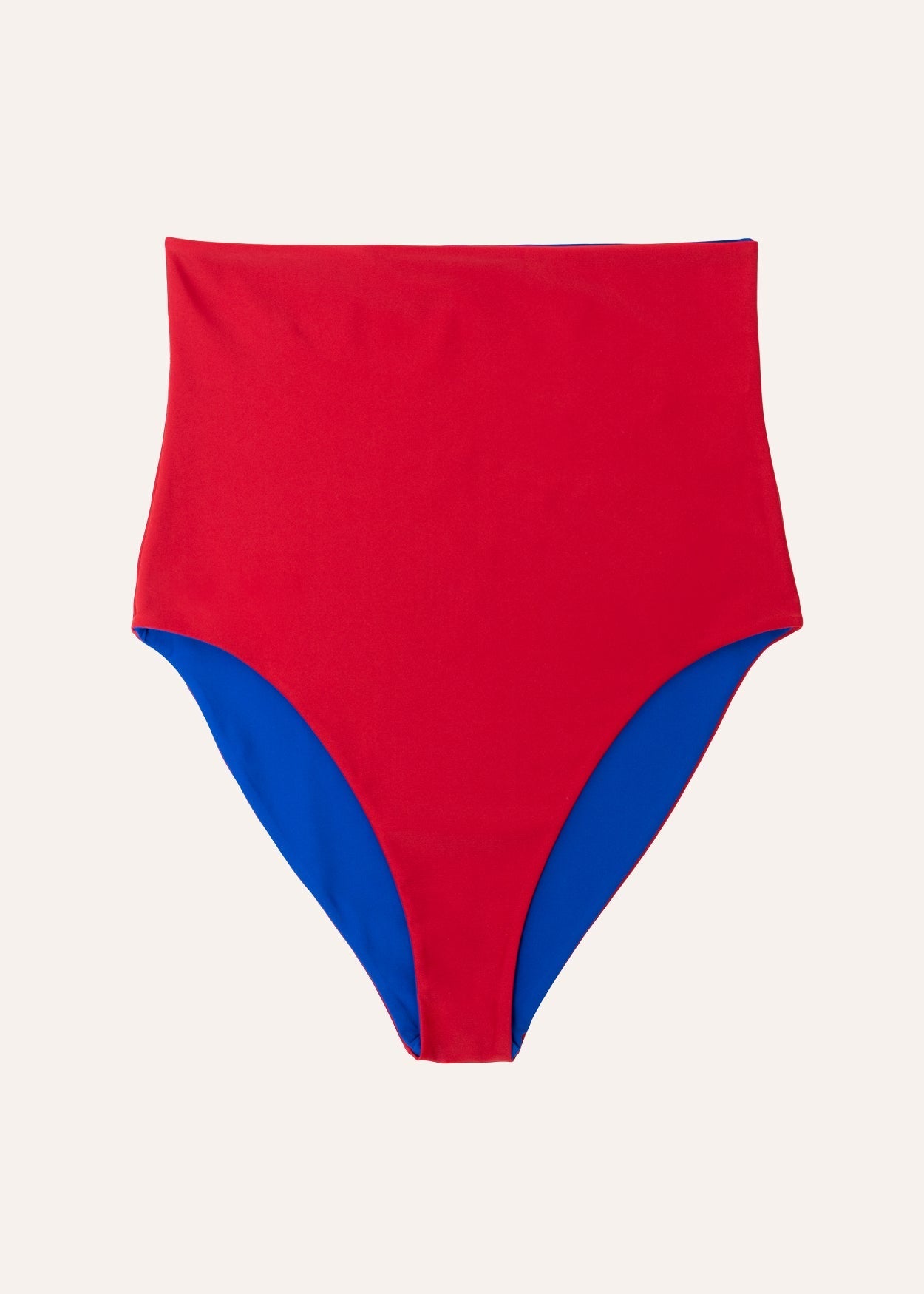 Extra high bottom - royal blue & ruby red