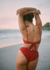 Love top - royal blue & ruby red