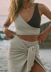 Balance top - perfect beige & brown