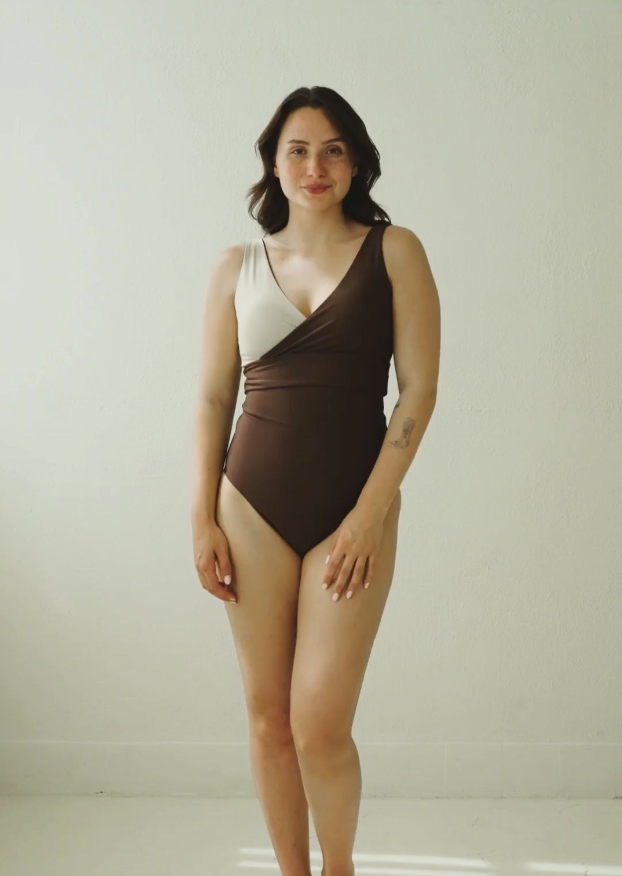 Extra high bottom - perfect beige & brown